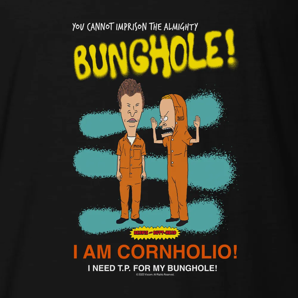 Beavis and Butt-Head Bunghole Adult Short Sleeve T-Shirt