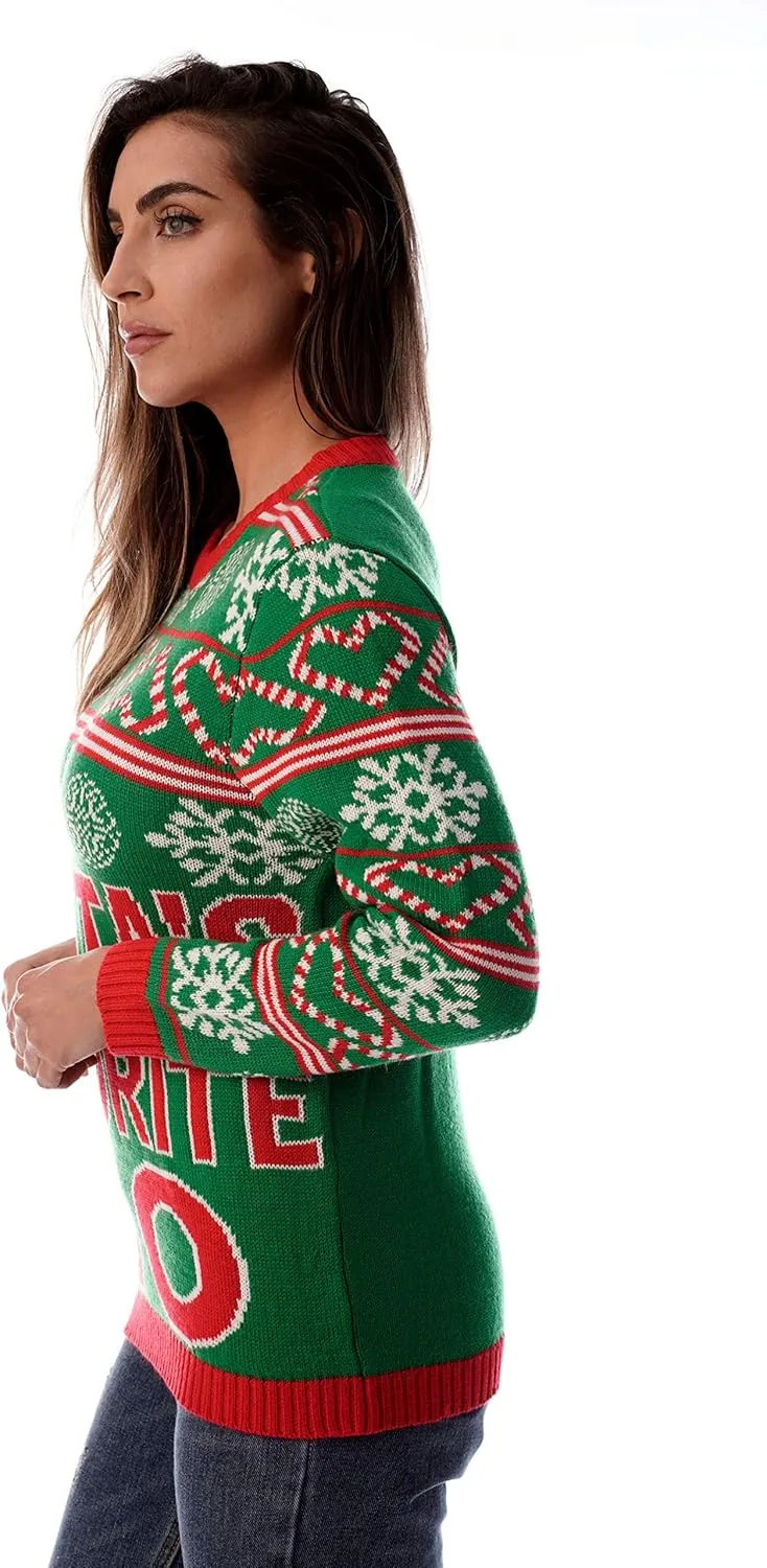 #followme Womens Ugly Christmas Sweater - Sweaters for Women