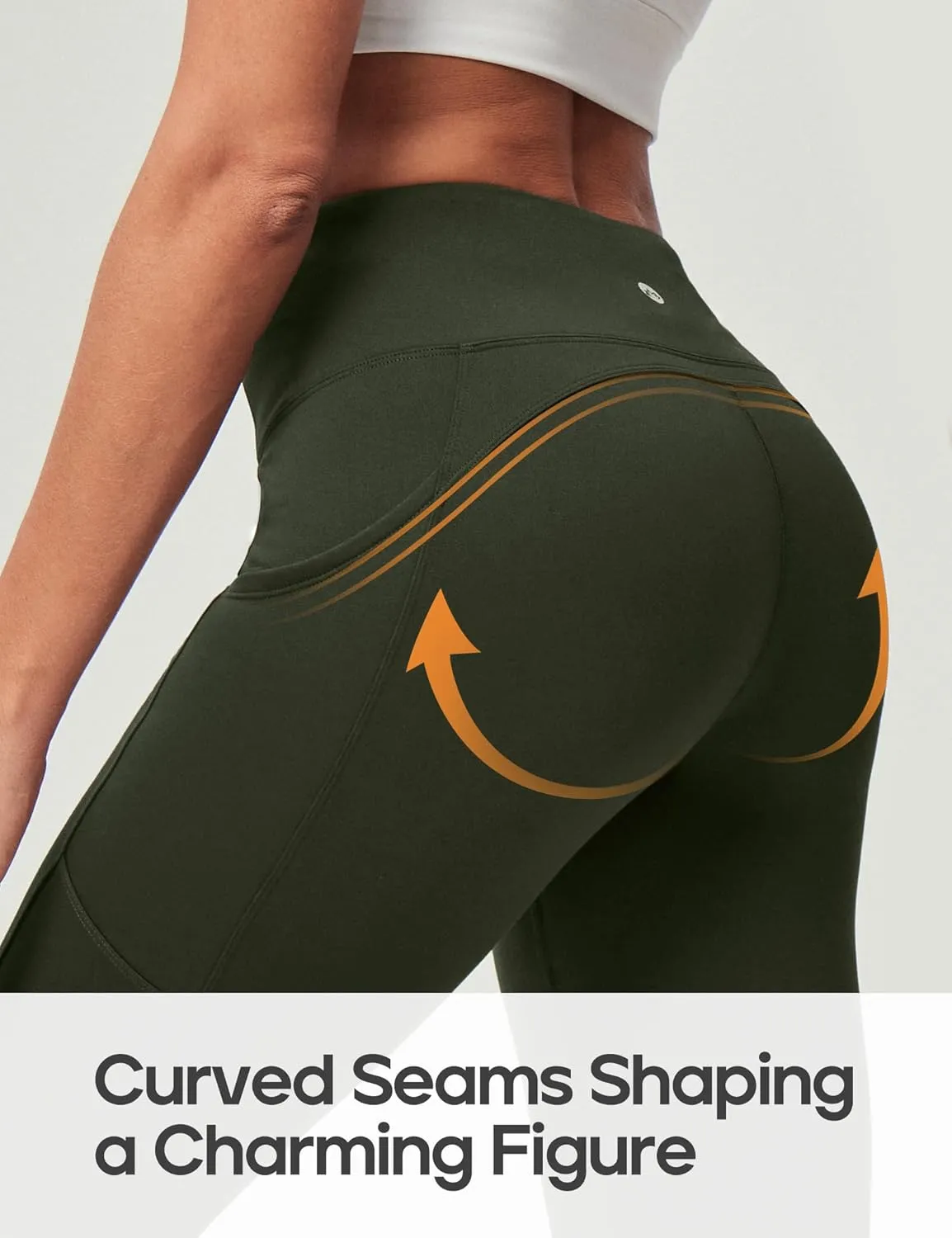 Heathyoga Fleece Lined Leggings Women with Pockets Water Resistant Thermal Leggings Winter Warm Yoga Pants Hiking Running