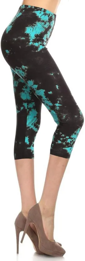 Leggings Depot High Waisted Tie Dye & Fabric Print Leggings for Women - Reg, Plus, 1X3X, 3X5X
