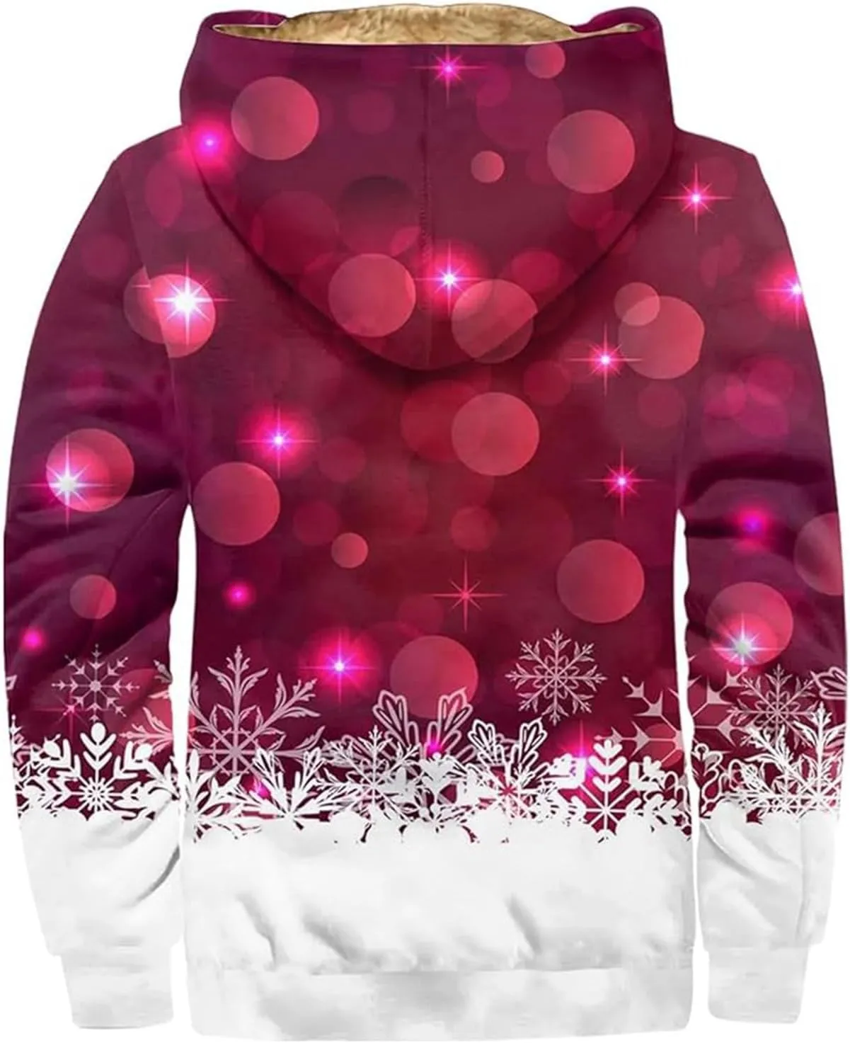 Men's Puffer Jacket Waterproof Winter Coats Western Cowboy 3D Printed Hooded Thermal Snowboard Jacket Parka Raincoat