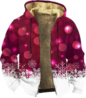 Men's Puffer Jacket Waterproof Winter Coats Western Cowboy 3D Printed Hooded Thermal Snowboard Jacket Parka Raincoat