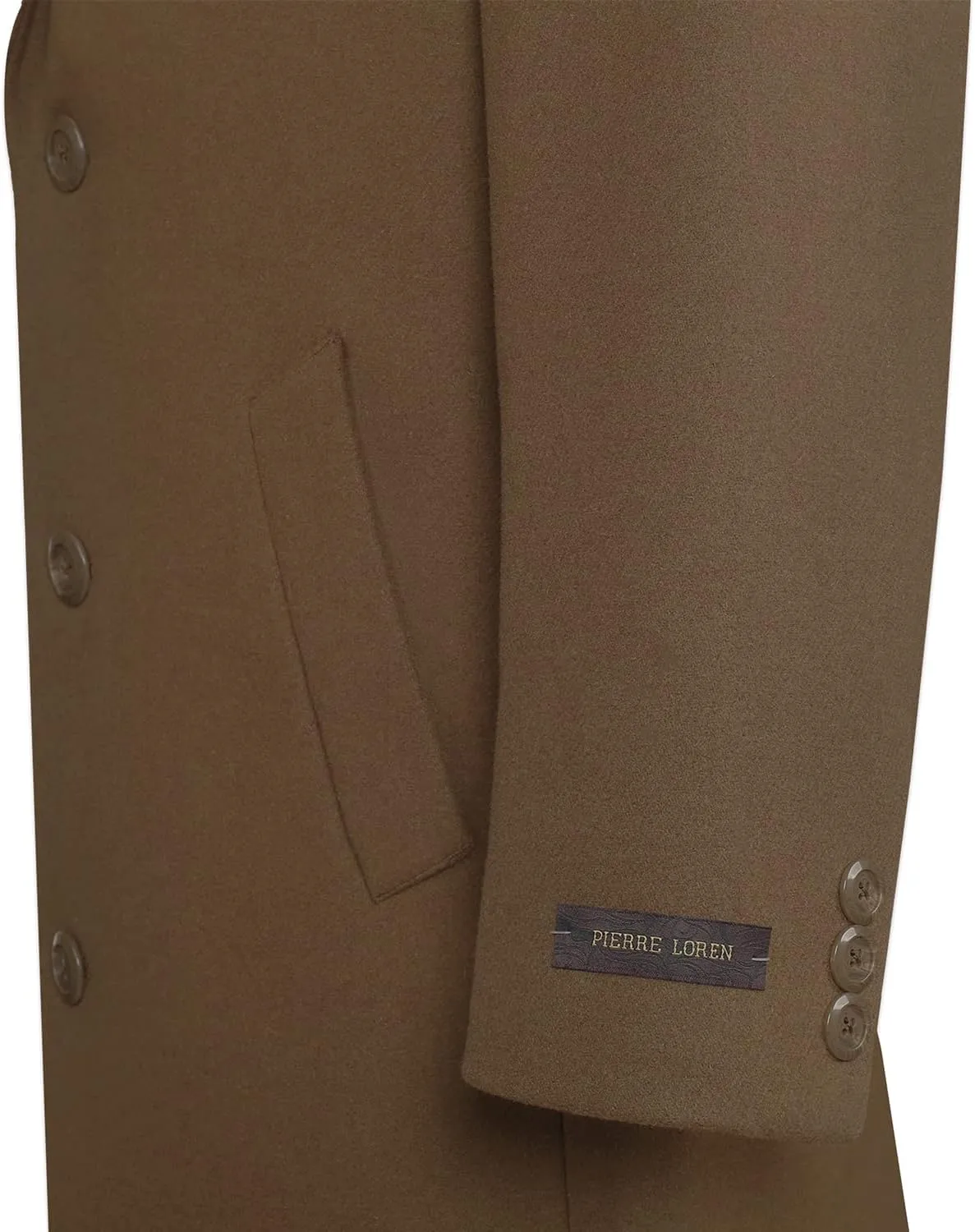 Men's Wool Classic Fit Wool Blend Long Peacoat Winter Jacket Overcoat