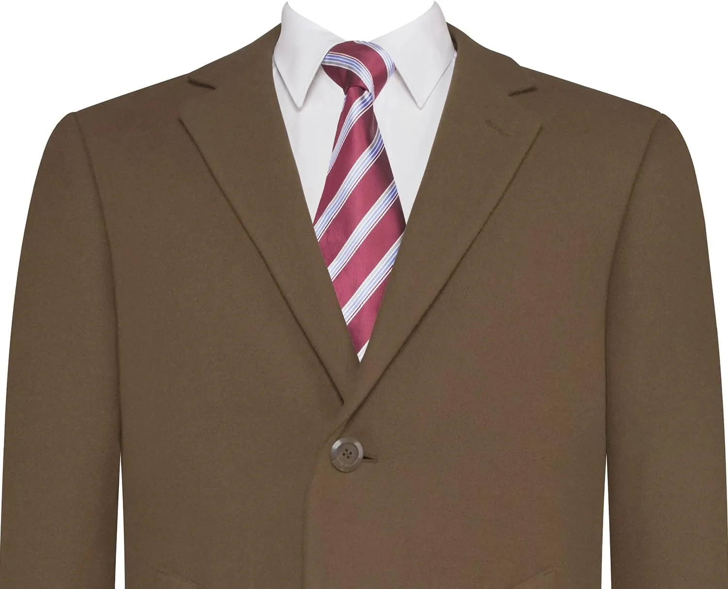 Men's Wool Classic Fit Wool Blend Long Peacoat Winter Jacket Overcoat