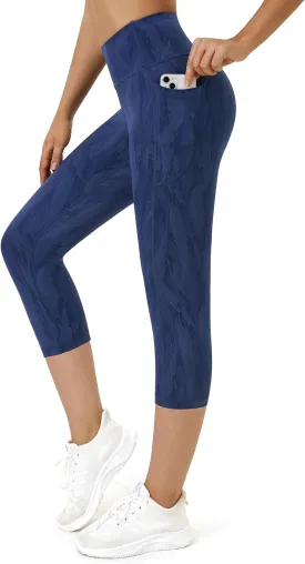 Munvot Womens Leggings Tummy Control Yoga Pants,Capri Leggings for Women high Waisted Leggings