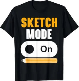 Sketching Drawing Doodling Pencil Draw Sketch Artist T-Shirt