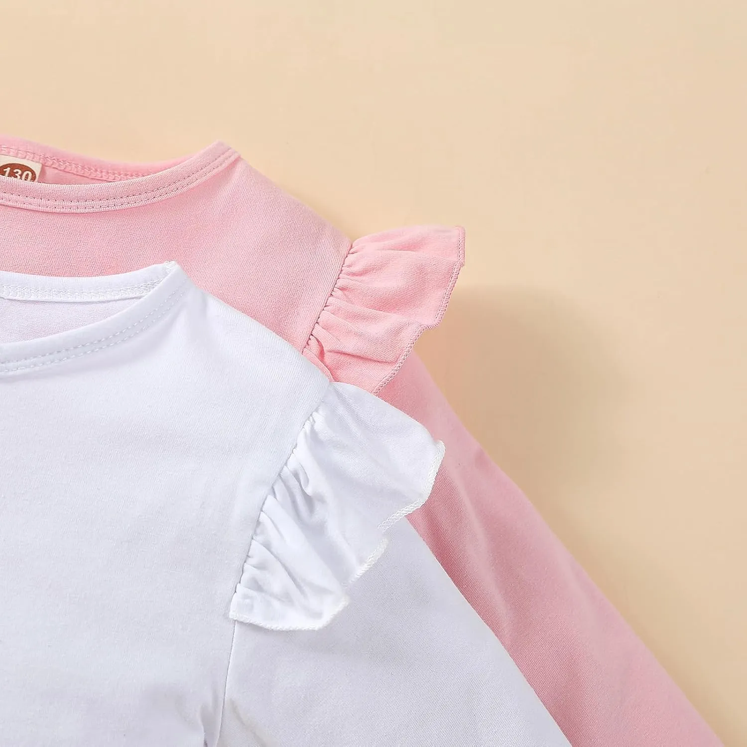 Toddler Kids Baby Girl Outfits Princess Vest Long Sleeve Shirt Top