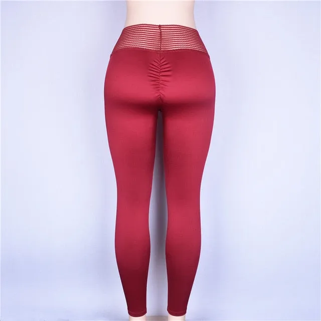 VenusFox sexy high waist push up workout leggings