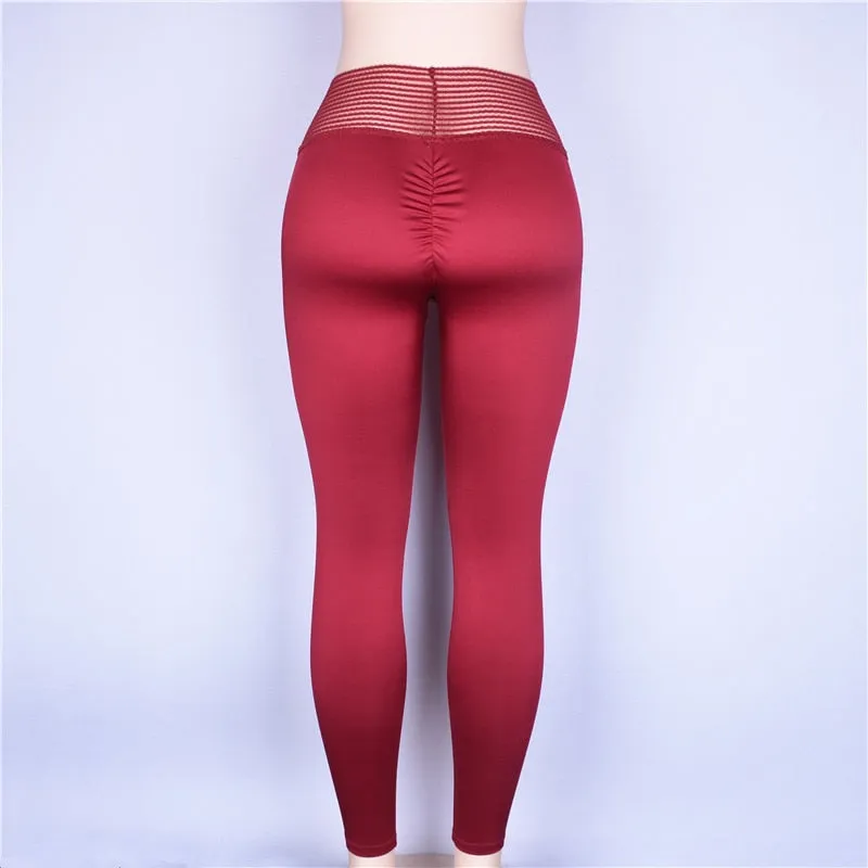 VenusFox sexy high waist push up workout leggings