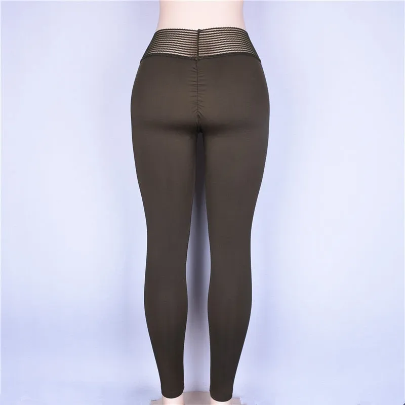 VenusFox sexy high waist push up workout leggings