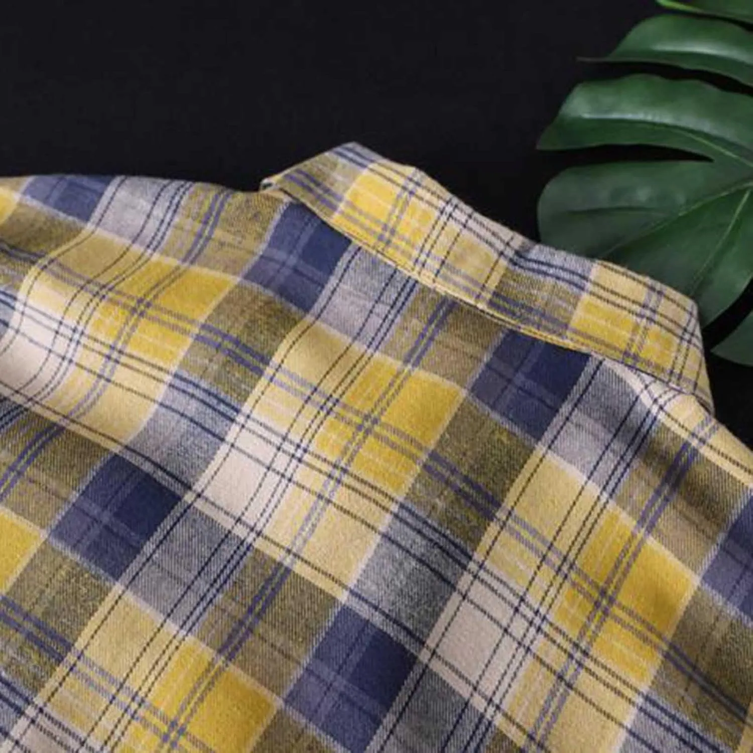 Womens Oversized Button Down Plaid Shacket Shirt Roll Up Long Sleeve Casual Boyfriend Tunic Blouse Top 2024 Fall
